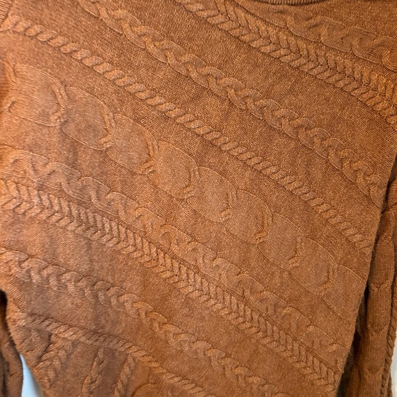 VENUS Off-the-Shoulder Brown Sweater - Picture 3 of 4